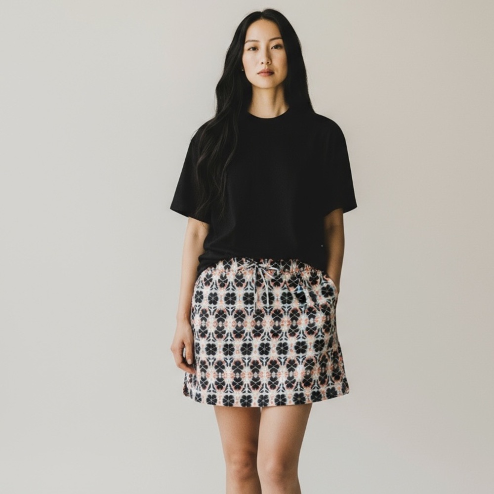 J.Jill FIT Skort Mini Geometric Print Small Women’s